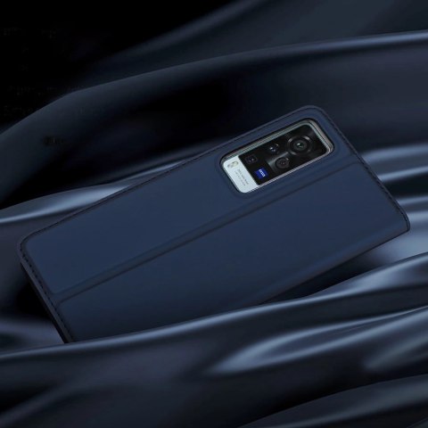 Dux Ducis Skin Pro kabura etui pokrowiec z klapką Vivo X60 czarny Dux Ducis Skin Pro kabura etui pokrowiec z klapką Vivo X60 czarny