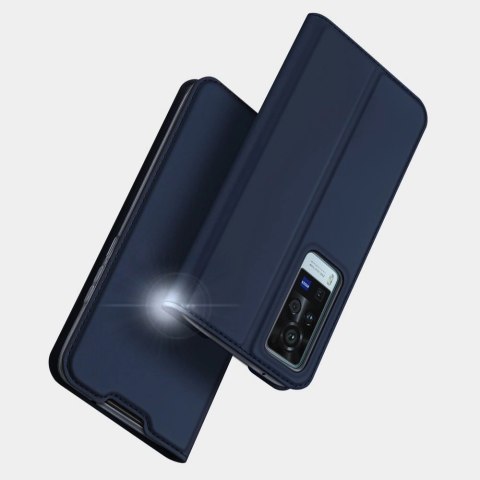 Dux Ducis Skin Pro kabura etui pokrowiec z klapką Vivo X60 czarny Dux Ducis Skin Pro kabura etui pokrowiec z klapką Vivo X60 czarny