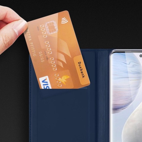 Dux Ducis Skin Pro kabura etui pokrowiec z klapką Vivo X60 czarny Dux Ducis Skin Pro kabura etui pokrowiec z klapką Vivo X60 czarny