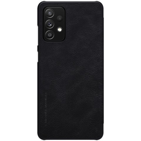 Nillkin Qin skórzana kabura etui Samsung Galaxy A72 4G czarny Nillkin Qin skórzana kabura etui Samsung Galaxy A72 4G czarny