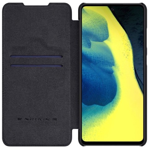 Nillkin Qin skórzana kabura etui Samsung Galaxy A72 4G czarny Nillkin Qin skórzana kabura etui Samsung Galaxy A72 4G czarny