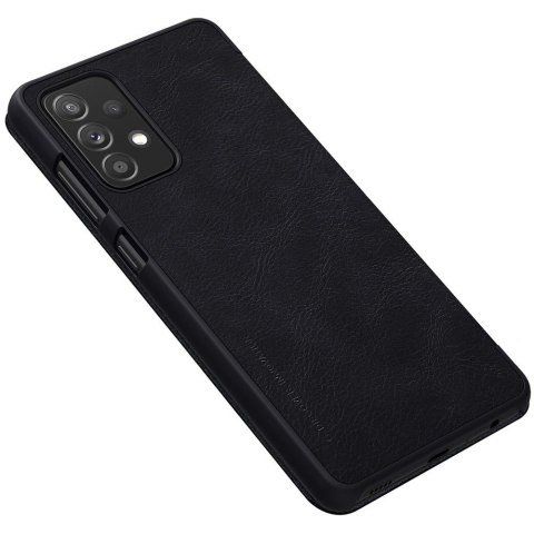 Nillkin Qin skórzana kabura etui Samsung Galaxy A72 4G czarny Nillkin Qin skórzana kabura etui Samsung Galaxy A72 4G czarny