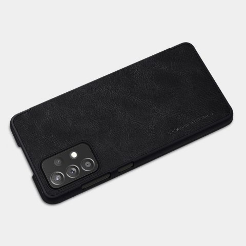 Nillkin Qin skórzana kabura etui Samsung Galaxy A72 4G czarny Nillkin Qin skórzana kabura etui Samsung Galaxy A72 4G czarny