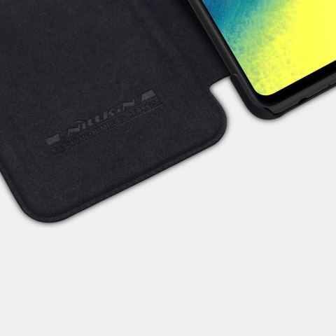 Nillkin Qin skórzana kabura etui Samsung Galaxy A72 4G czarny Nillkin Qin skórzana kabura etui Samsung Galaxy A72 4G czarny