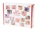 Domek dla lalek drewniany pokój dzienny model do złożenia LED DIY 3016 15,02cm Domek dla lalek drewniany pokój dzienny model do złożenia LED DIY 3016 15,02cm