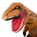 Kostium strój karnawałowy przebranie dmuchany dinozaur T-REX Gigant brązowy 1.5-1.9m Kostium strój karnawałowy przebranie dmuchany dinozaur T-REX Gigant brązowy 1.5-1.9m