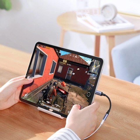 Adapter Ugreen AV161 do słuchawek mini jack 3,5 mm (żeński) / USB-C (męski) 10 cm - czarny Adapter Ugreen AV161 do słuchawek mini jack 3,5 mm (żeński) / USB-C (męski) 10 cm - czarny