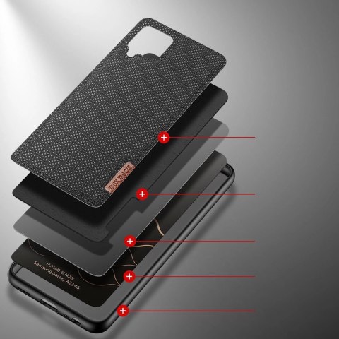 Dux Ducis Fino etui pokrowiec pokryty nylonowym materiałem Samsung Galaxy A22 4G czarny Dux Ducis Fino etui pokrowiec pokryty nylonowym materiałem Samsung Galaxy A22 4G czarny
