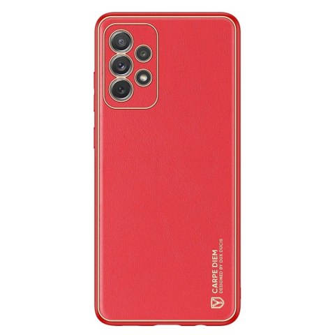 Dux Ducis Yolo eleganckie etui pokrowiec ze skóry ekologicznej Samsung Galaxy A72 4G czerwony Dux Ducis Yolo eleganckie etui pokrowiec ze skóry ekologicznej Samsung Galaxy A72 4G czerwony