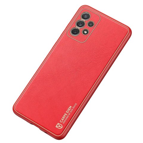 Dux Ducis Yolo eleganckie etui pokrowiec ze skóry ekologicznej Samsung Galaxy A72 4G czerwony Dux Ducis Yolo eleganckie etui pokrowiec ze skóry ekologicznej Samsung Galaxy A72 4G czerwony