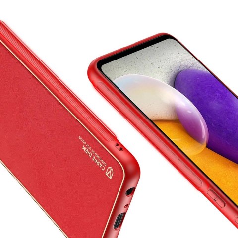 Dux Ducis Yolo eleganckie etui pokrowiec ze skóry ekologicznej Samsung Galaxy A72 4G czerwony Dux Ducis Yolo eleganckie etui pokrowiec ze skóry ekologicznej Samsung Galaxy A72 4G czerwony