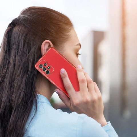 Dux Ducis Yolo eleganckie etui pokrowiec ze skóry ekologicznej Samsung Galaxy A72 4G czerwony Dux Ducis Yolo eleganckie etui pokrowiec ze skóry ekologicznej Samsung Galaxy A72 4G czerwony