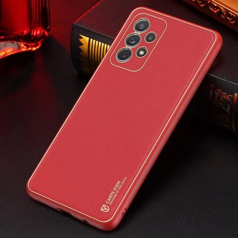 Dux Ducis Yolo eleganckie etui pokrowiec ze skóry ekologicznej Samsung Galaxy A72 4G czerwony Dux Ducis Yolo eleganckie etui pokrowiec ze skóry ekologicznej Samsung Galaxy A72 4G czerwony
