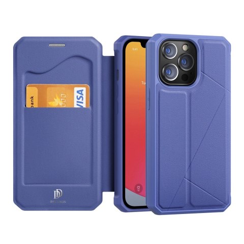 DUX DUCIS Skin X kabura etui pokrowiec z klapką iPhone 13 Pro niebieski DUX DUCIS Skin X kabura etui pokrowiec z klapką iPhone 13 Pro niebieski