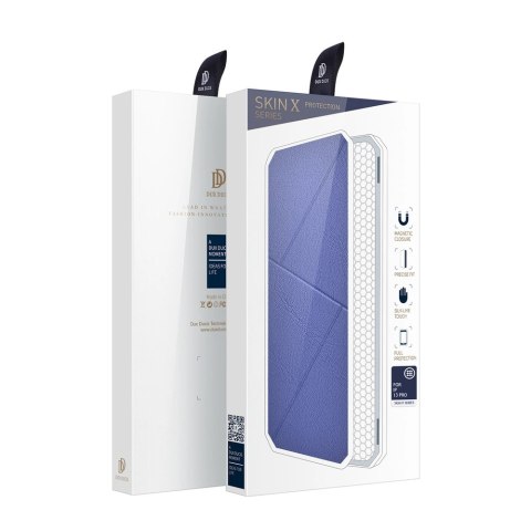 DUX DUCIS Skin X kabura etui pokrowiec z klapką iPhone 13 Pro niebieski DUX DUCIS Skin X kabura etui pokrowiec z klapką iPhone 13 Pro niebieski