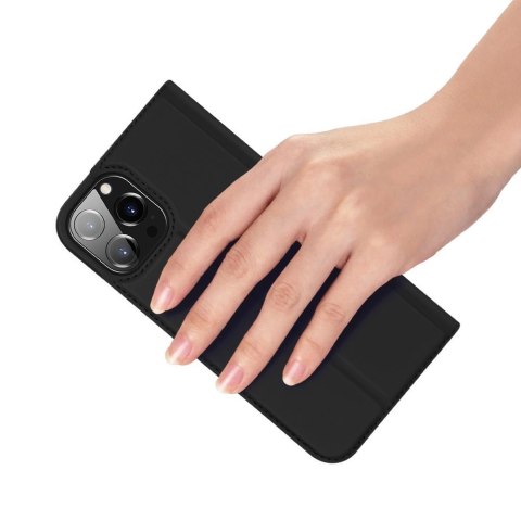 Dux Ducis Skin Pro kabura etui pokrowiec z klapką iPhone 13 Pro Max czarny Dux Ducis Skin Pro kabura etui pokrowiec z klapką iPhone 13 Pro Max czarny