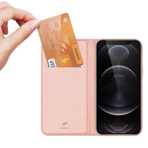 Dux Ducis Skin Pro kabura etui pokrowiec z klapką iPhone 13 Pro Max różowy Dux Ducis Skin Pro kabura etui pokrowiec z klapką iPhone 13 Pro Max różowy