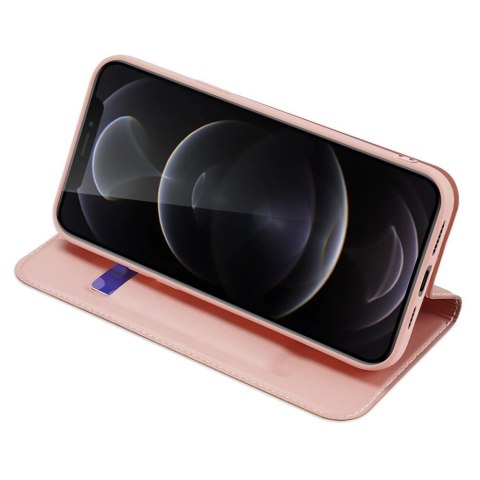 Dux Ducis Skin Pro kabura etui pokrowiec z klapką iPhone 13 Pro Max różowy Dux Ducis Skin Pro kabura etui pokrowiec z klapką iPhone 13 Pro Max różowy