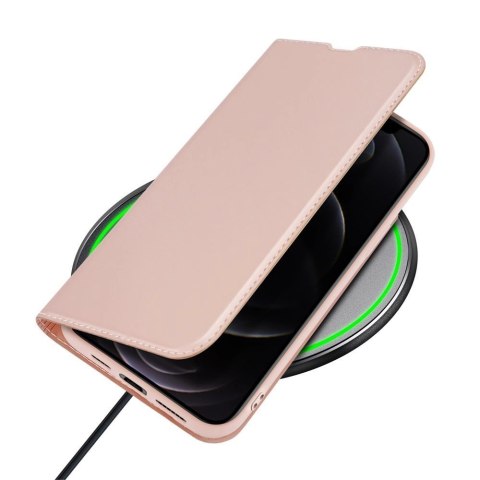Dux Ducis Skin Pro kabura etui pokrowiec z klapką iPhone 13 Pro Max różowy Dux Ducis Skin Pro kabura etui pokrowiec z klapką iPhone 13 Pro Max różowy