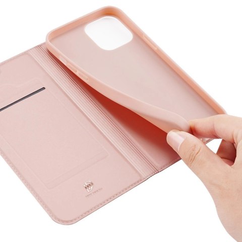 Dux Ducis Skin Pro kabura etui pokrowiec z klapką iPhone 13 Pro Max różowy Dux Ducis Skin Pro kabura etui pokrowiec z klapką iPhone 13 Pro Max różowy