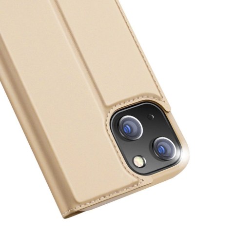 Dux Ducis Skin Pro kabura etui pokrowiec z klapką iPhone 13 mini złoty Dux Ducis Skin Pro kabura etui pokrowiec z klapką iPhone 13 mini złoty