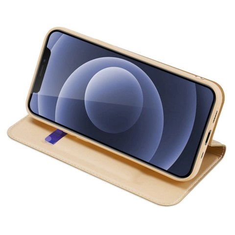 Dux Ducis Skin Pro kabura etui pokrowiec z klapką iPhone 13 mini złoty Dux Ducis Skin Pro kabura etui pokrowiec z klapką iPhone 13 mini złoty