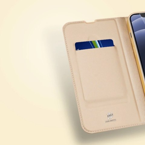 Dux Ducis Skin Pro kabura etui pokrowiec z klapką iPhone 13 mini złoty Dux Ducis Skin Pro kabura etui pokrowiec z klapką iPhone 13 mini złoty