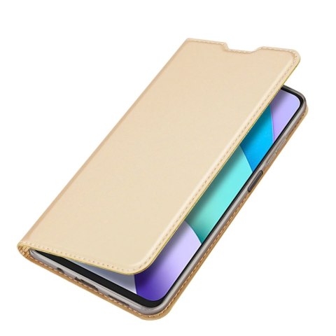 Dux Ducis Skin Pro kabura etui pokrowiec z klapką Xiaomi Redmi 10 złoty Dux Ducis Skin Pro kabura etui pokrowiec z klapką Xiaomi Redmi 10 złoty