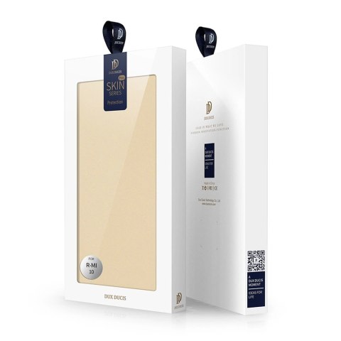 Dux Ducis Skin Pro kabura etui pokrowiec z klapką Xiaomi Redmi 10 złoty Dux Ducis Skin Pro kabura etui pokrowiec z klapką Xiaomi Redmi 10 złoty