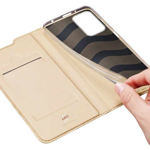 Dux Ducis Skin Pro kabura etui pokrowiec z klapką Xiaomi Redmi 10 złoty Dux Ducis Skin Pro kabura etui pokrowiec z klapką Xiaomi Redmi 10 złoty