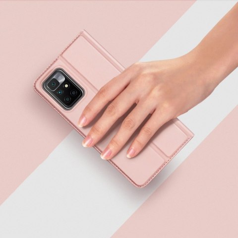 Dux Ducis Skin Pro kabura etui pokrowiec z klapką Xiaomi Redmi 10 złoty Dux Ducis Skin Pro kabura etui pokrowiec z klapką Xiaomi Redmi 10 złoty