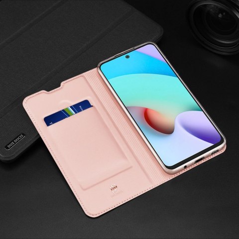 Dux Ducis Skin Pro kabura etui pokrowiec z klapką Xiaomi Redmi 10 złoty Dux Ducis Skin Pro kabura etui pokrowiec z klapką Xiaomi Redmi 10 złoty