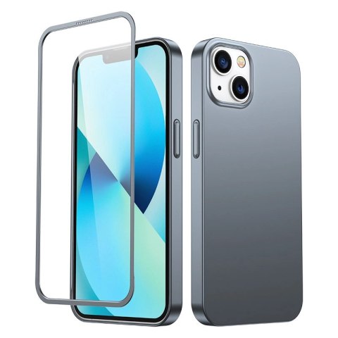 Joyroom 360 Full Case etui pokrowiec do iPhone 13 obudowa na tył i przód + szkło hartowane szary (JR-BP927 tarnish) Joyroom 360 Full Case etui pokrowiec do iPhone 13 obudowa na tył i przód + szkło hartowane szary (JR-BP927 tarnish)