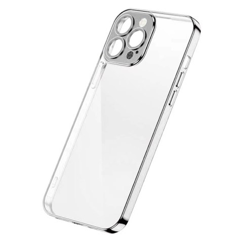Joyroom Chery Mirror Case etui pokrowiec do iPhone 13 Pro obudowa z metaliczną ramką srebrny (JR-BP908 silver) Joyroom Chery Mirror Case etui pokrowiec do iPhone 13 Pro obudowa z metaliczną ramką srebrny (JR-BP908 silver)