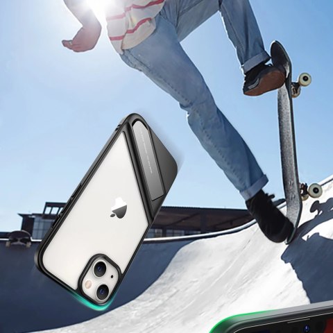 Ugreen Fusion Kickstand Case sztywne etui z żelową ramką i podstawką do iPhone 13 Pro czarny (90153) Ugreen Fusion Kickstand Case sztywne etui z żelową ramką i podstawką do iPhone 13 Pro czarny (90153)
