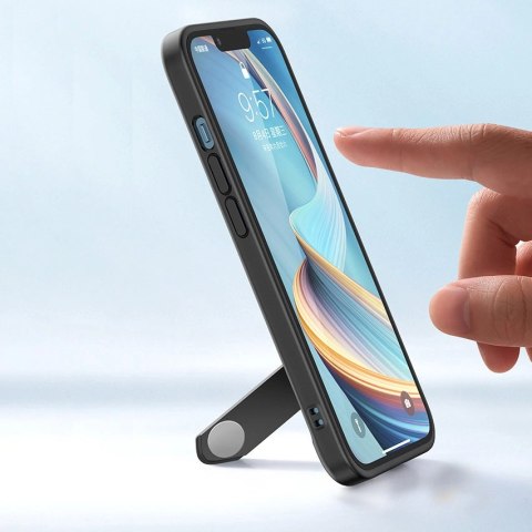 Ugreen Fusion Kickstand Case sztywne etui z żelową ramką i podstawką do iPhone 13 Pro czarny (90153) Ugreen Fusion Kickstand Case sztywne etui z żelową ramką i podstawką do iPhone 13 Pro czarny (90153)