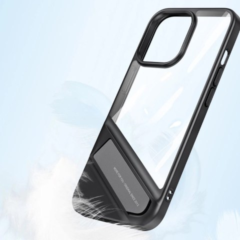 Ugreen Fusion Kickstand Case sztywne etui z żelową ramką i podstawką do iPhone 13 Pro czarny (90153) Ugreen Fusion Kickstand Case sztywne etui z żelową ramką i podstawką do iPhone 13 Pro czarny (90153)