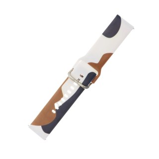 Pasek Strap Moro do Samsung Galaxy Watch 40 / 41 / 42 / 43 / 44 mm silikonowa bransoletka opaska do zegarka - wzór 1
