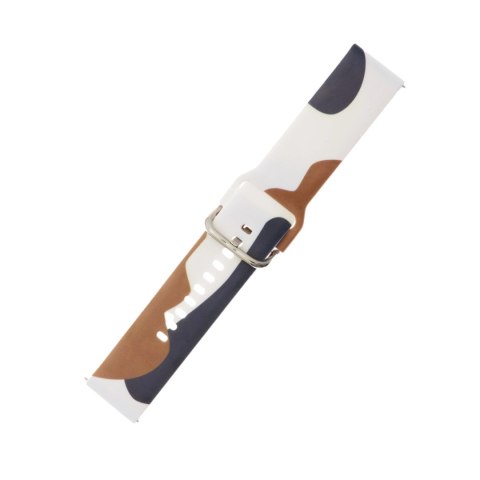 Pasek Strap Moro do Samsung Galaxy Watch 40 / 41 / 42 / 43 / 44 mm silikonowa bransoletka opaska do zegarka - wzór 1