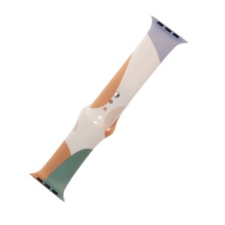 Silikonowy pasek Strap Moro bransoletka do zegarka opaska do Apple Watch 42 / 44 / 45 / 49 mm - wzór 5