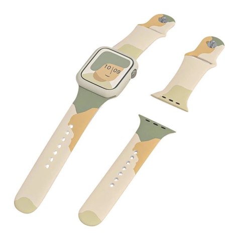 Silikonowy pasek Strap Moro bransoletka do zegarka opaska do Apple Watch 42 / 44 / 45 / 49 mm - wzór 6