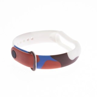 Strap Moro opaska do Xiaomi Mi Band 3 / 4 silikonowy pasek bransoletka do zegarka wzór 8