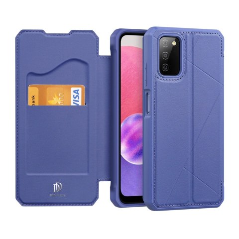 DUX DUCIS Skin X kabura etui pokrowiec z klapką Samsung Galaxy A03s niebieski DUX DUCIS Skin X kabura etui pokrowiec z klapką Samsung Galaxy A03s niebieski
