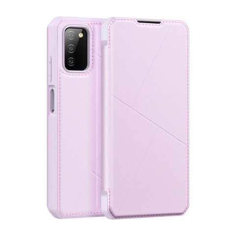 DUX DUCIS Skin X kabura etui pokrowiec z klapką Samsung Galaxy A03s różowy DUX DUCIS Skin X kabura etui pokrowiec z klapką Samsung Galaxy A03s różowy