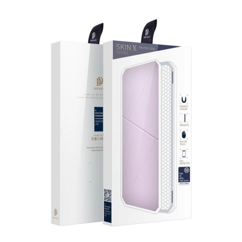DUX DUCIS Skin X kabura etui pokrowiec z klapką Samsung Galaxy A03s różowy DUX DUCIS Skin X kabura etui pokrowiec z klapką Samsung Galaxy A03s różowy