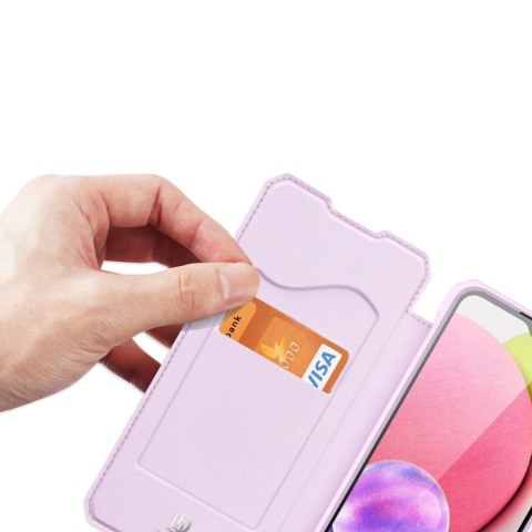 DUX DUCIS Skin X kabura etui pokrowiec z klapką Samsung Galaxy A03s różowy DUX DUCIS Skin X kabura etui pokrowiec z klapką Samsung Galaxy A03s różowy