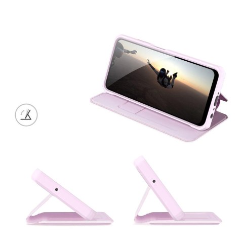 DUX DUCIS Skin X kabura etui pokrowiec z klapką Samsung Galaxy A03s różowy DUX DUCIS Skin X kabura etui pokrowiec z klapką Samsung Galaxy A03s różowy