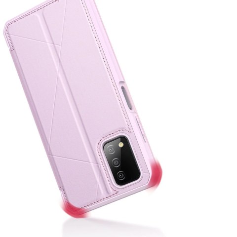 DUX DUCIS Skin X kabura etui pokrowiec z klapką Samsung Galaxy A03s różowy DUX DUCIS Skin X kabura etui pokrowiec z klapką Samsung Galaxy A03s różowy