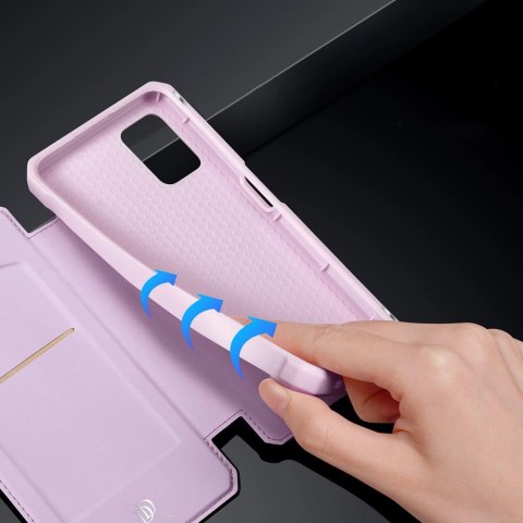 DUX DUCIS Skin X kabura etui pokrowiec z klapką Samsung Galaxy A03s różowy DUX DUCIS Skin X kabura etui pokrowiec z klapką Samsung Galaxy A03s różowy