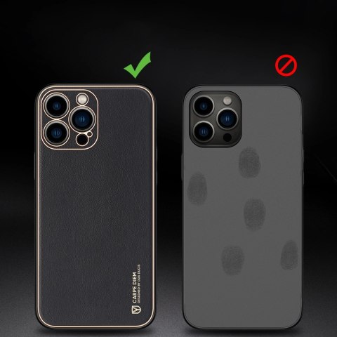 Dux Ducis Yolo eleganckie etui pokrowiec ze skóry ekologicznej iPhone 13 Pro czerwony Dux Ducis Yolo eleganckie etui pokrowiec ze skóry ekologicznej iPhone 13 Pro czerwony